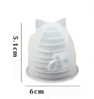 Forma na svíčky s tvarem včelího úlu