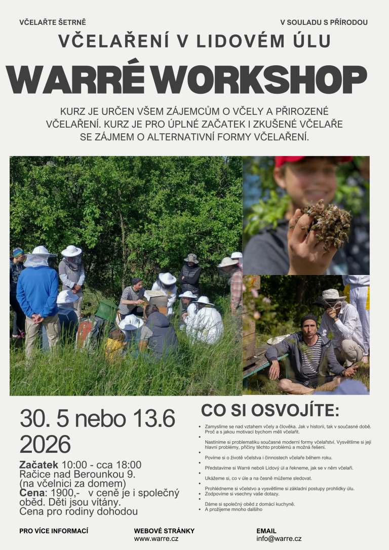 Včelařské workshopy 2026