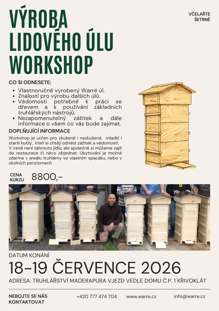 Workshop výroba úlů